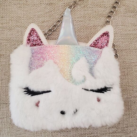 OMG Miss Gwen Plush Unicorn Crossbody Bag - Picture 7 of 13